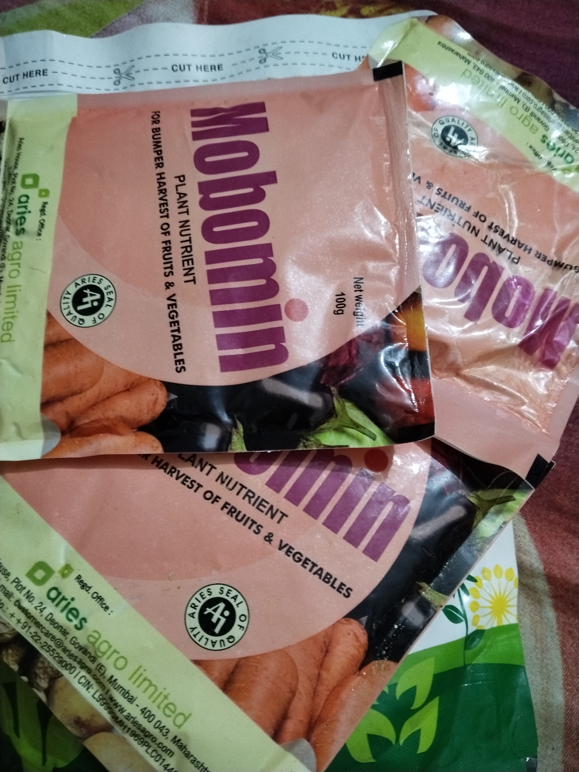 মোবোমিন (Mobomin) হলো Aries Agro Limited-এর একটি মাল্টি-মাইক্রোনিউট্রিয়েন্ট সার (Multi Micronutrient Mixture)। 100গ্রাম - Image 2